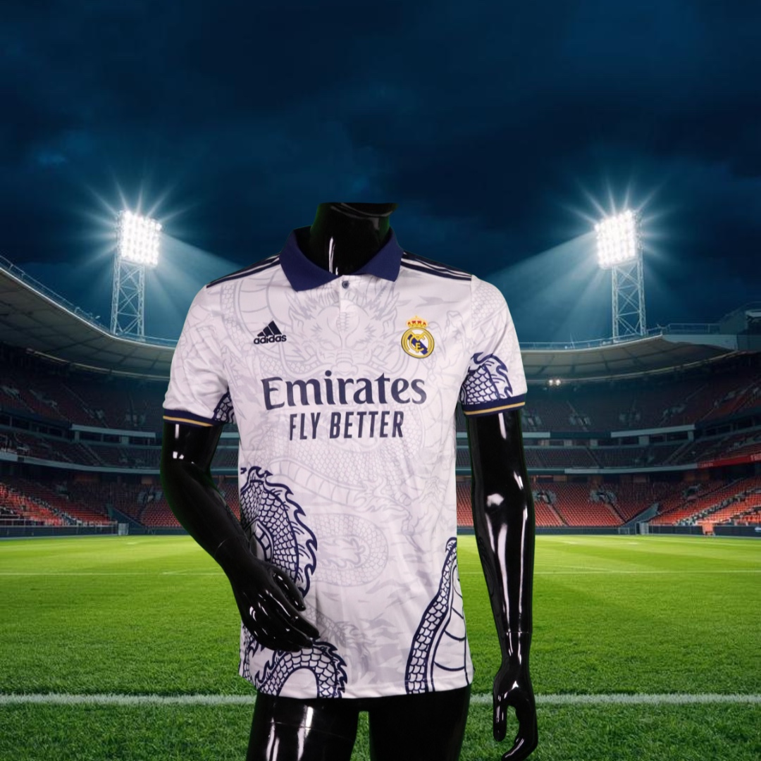 Real madrid dragon white